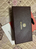 红谷（HONGU）2025新款女士钱包女长款牛皮钱包钱夹长三折女款钱包手包手拿包 黑色 实拍图