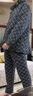 万年雅秋冬季睡衣纯棉夹棉加厚家居服男士全棉加肥加大码冬天居家服套装 6133 2XL (180) 建议160斤-180斤 实拍图