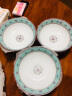 景德镇（jdz）官方陶瓷碗碟餐具创意个性奢华家用饭碗单个散件釉上彩宫廷珐琅彩 蓝珐琅9英寸大汤碗单个 实拍图