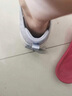 斯凯奇（Skechers）渔夫鞋夏季一脚蹬女鞋蕾丝透气懒人散步鞋休闲妈妈鞋平底单鞋 896020-LTGY/浅灰色 35 实拍图
