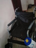 亿佰康轮椅折叠轻便小巧老年人轮椅带坐便器便携老人残疾人手推车 轮椅黑色牛津布（升级便桶） 实拍图