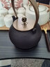 金镶玉铁壶家用无涂层烧水泡茶壶大容量电陶炉可用铸铁功夫茶具1245ml 简约款铁壶 实拍图