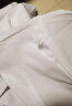 迪塞雅医生白大褂短袖男女医师护士服诊所白大衣工作服学生实验夏季薄款 纯白有腰带（女款短袖） XL 实拍图