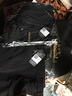 丹宝罗（Doubl）练功服交谊舞上衣男装成人跳舞服装男摩登舞服吉特巴男士拉丁舞衣 男士拉链短袖黑色（字母标） L 实拍图