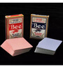 Bee美国原装进口蜜蜂Bee扑克牌专用德州扑克掼蛋纸牌行家专业 2副装【红蓝各一副】 实拍图
