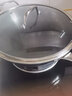 Momscook慕厨（Momscook)蜂窝不粘锅炒锅不锈钢炒菜锅防铲燃气电磁炉通用 炒锅带盖(JA3209GL-NS) 32cm 实拍图