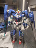 万代（BANDAI）高达拼装模型玩具 MG 1/100 拼插敢达能天使豪华战损版万圣节礼物 【送LED灯*2】00七剑枪形态 5063083 实拍图
