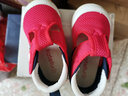 卡特兔学步鞋儿童步前鞋早秋童鞋宝宝机能鞋软底透气网面婴儿包头步前鞋 红藏青 23 内长14.0cm 脚长13.0-13.5 实拍图
