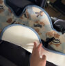 嫚熙（EMXEE）婴儿推车凉席宝宝夏季安全冰丝座椅垫四季通用透气吸汗 小熊与兔 72cm*45cm 实拍图
