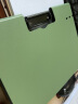 思进（SIJIN） a4文件夹板学生用收纳书夹子塑料板夹横商务写字垫板硬壳档案本竖文件夹 2个装【深绿】横款 实拍图