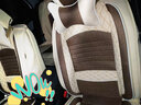 鼎涵汽车坐垫四季通用布艺全包围汽车座套亚麻透气座椅套车垫套适用于 豪华版咖啡色 日产骐达轩逸蓝鸟天籁逍客奇骏 实拍图