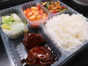 赛卓 一次性餐盒分格高档外卖打包盒五格快餐盒带盖大容量饭盒便当盒 1300ml 透明五格 200套 实拍图