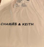 CHARLES&KEITH拼接牛仔手提包帆布托特包包女包生日礼物CK2-30701396 Denim Blue深牛仔蓝色 M 实拍图