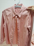 欧莎（OSA）【多色可选】长袖衬衫女士宽松气质叠穿衬衣设计感通勤上衣秋季 粉红 XS 实拍图
