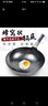阎铁匠章丘炒锅铁锅 老式黑锅锤印款 无涂层圆底炒菜锅物理不粘锅已开锅 黑锅锤印款锅把一体36CM带耳 36cm 实拍图