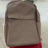 高尔夫（GOLF）双肩包女15.6英寸笔记本电脑包背包女学生书包旅行包 皮粉色 实拍图