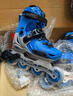 micro迈古轮滑鞋儿童男女溜冰高帮初学头盔护具花式S3-6-9-12岁 s7n/s7 S7蓝色缤纷套餐 S （29-32码） 实拍图