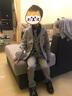 萝卜呗呗儿童西装套装男童礼服西装钢琴主持演出服花童礼服钢琴表演服西服 灰色外套+衬衫+马甲+裤子+领带 120 建议体重37-43斤 实拍图