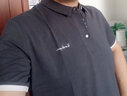 皮尔卡丹短袖T恤男棉夏季翻领polo体恤衫上衣服男士短袖男装t恤打底衫 160深灰 2XL （140-155斤） 实拍图