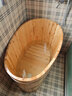 柏一 泡澡桶洗澡洗浴木桶浴桶成人木质大人沐浴桶香柏木实木小户型 清漆款*无盖* 2.3cm 厚度 0.9米长*58厘米宽*75厘米高 实拍图