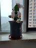 爵遇良品紫砂花盆特大号口径种树月季庭院落地客厅30以上发财树金钱树花盆 喜上眉梢 天蓝色 特大号 图示 实拍图