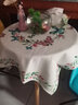 缤谷 棉麻布艺防水桌布田园小清新家用长方形桌布防烫餐桌布台布 花蝶相拥 100*140cm（防水款） 实拍图