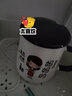 TENGTOO创意亲子杯一家三口四口杯子家用喝水家庭水杯专人陶瓷早餐杯 爸爸的（带勺盖） 实拍图