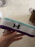 安德玛（Under Armour）运动发带男女 篮球装备瑜伽健身吸汗头带止汗带头戴导汗带 白紫色 实拍图