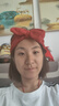 （Du Ti）网红洗脸束发带男士化妆敷面膜专用头箍女生洗脸头巾宽边防滑压发发箍可爱发夹 蝴蝶结红色 1个 实拍图