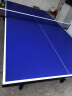 飞尔顿（FEIERDUN） 乒乓球桌家用可折叠标准室内可移动乒乓球台体 【豪华有轮款】18MM加厚台面 实拍图