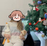 蕉内王一博同款5系睡衣男女士情侣家居服半边绒冬保暖红色本命年套装 【女圆领】柠糖黄拼色 XL 实拍图