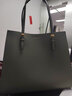 CHARLES&KEITH质感纯色大容量手提包托特包包女包女士生日礼物CK2-30781650-6 Olive橄榄绿色 XL 实拍图