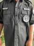 艾買保安服套装保安作训服夏装男夏季黑色保安制服执勤安检服保安服装 特短袖套装(只含标志) 165 实拍图