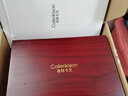 肯林卡文（Coilenklaon）男士皮带钱包套装自动扣真皮头层牛皮轻奢商务腰带男父亲节礼物 金色皮带+钱包(高档实木礼盒) 120cm -改长度下单备注或联系客服 实拍图