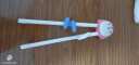 可优比（KUB）儿童筷子家用耐高温二段3-6岁幼儿园宝宝专用筷子-糖果蓝小熊小兔 实拍图