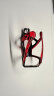 洛克兄弟（ROCKBROS） 自行车水壶架炫彩山地车公路车水杯架骑行支架装备配件 黑红 实拍图