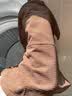 betu百图女装秋冬新款灯芯绒半身裙高腰显瘦百搭开叉a字裙女2210T55 咖啡色 L 实拍图