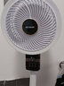 美菱（MeiLing）空气循环扇电风扇落地扇家用3D摇头电扇涡轮换气扇循环对流台式桌面小电扇 遥控升级款【AI语音控制+9种风感+可升降机身】 实拍图