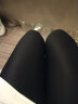 浪莎打底裤女夏季外穿九分冰丝裤小脚裤高腰弹力女裤 黑色 XL(适合125-150斤) 实拍图