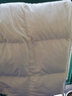 100%全棉羽绒被被壳被套纯棉防钻绒钻毛自充绒半成品内胆套面料 纯棉白色-拉链口 150*200cm 实拍图