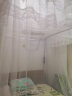 圣安贝（ShenAnBei） 圣安贝 蚊帐不锈钢加厚30MM粗管伸缩1.8m三开门免打墙 白色床侧开门25mm管 150*200 实拍图