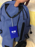 牧瑾 斜挎包男潮牌胸包女学生单肩包尼龙布包休闲挎包韩版学院风大容量斜肩背包平板新款户外运动骑行包 蓝色（带小牛挂件） 实拍图