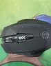 英菲克（INPHIC）PM6二代 无线鼠标可充电轻音办公人体工学 电量显示 电脑台式笔记本2.4G通用便携 黑 实拍图