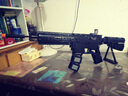 宇星模王拼装积木枪电动可发射器吃鸡绝地求生玩具抢械成人男孩礼物8-12岁 可发射MK14战斗步枪-94厘米14026 兼容乐高枪可发射和平精英积木抢 实拍图