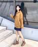 卡帝乐鳄鱼马丁靴女靴秋冬短靴女厚底英伦风切尔西靴子女 1409 棕色 37 实拍图