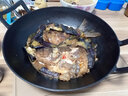 小幸福鑄鐵（KITCHEN LITTLE HAPPINESS KITCHEN）传统加厚双耳铸铁锅老式圆底大铁锅家用生铁锅无涂层不粘锅燃气用 36cm（平底）+木盖+手套 36cm 实拍图