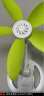 中联（ZOLEE）中联夹扇电风扇迷你微风扇小风扇小电扇安全硅胶台夹壁扇静音家用办公室工业学生宿舍床头语音声控 绿色底盘款(33CM软叶)+定时线 实拍图