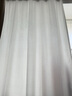 米华透光不透人阳台客厅飘窗卧室北欧纱窗帘2.5*2.4挂钩款单片 实拍图