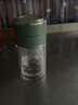 繁简茶水分离杯男女双层玻璃杯迷你网红水杯子便携旅行创意泡茶杯 实拍图