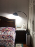 古普（Gupu）北欧极简轻奢客厅沙发艺术氛围卧室床头阅读LED钓鱼落地灯 小号黑色款+15W 三档黄光 实拍图